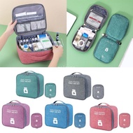 【MT】 2 Pcs First Aids Kits Emergency Bag Portable Caregivers Bag Travel Pharmacy Bag