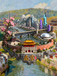 ที่ติดเครื่องปรับอากาศ Nanjing ที่ระลึกท่องเที่ยว Jiangsu ที่ระลึกที่เป็นที่รู้จักในโซเชียล ที่ระลึก