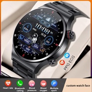 ZZOOI 2022 New Bluetooth Call Smart Watch Men Sports Fitness Tracker Waterproof HD Screen ECG+PPG Smartwatch For HUAWEI Xiaomi Phone