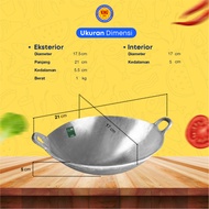 Cast Steel Wok 6 Pieces (16cm) Thick Non-Stick / Cast Iron Wok / Cast Iron Wok / Frying Pan