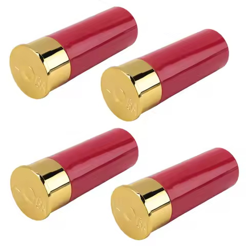 Versatile 4PCS 12 Gauge Shot Glasses Tequila Shot Glass Durable Easy To Use 9.2 X 3.2 X 3.6Cm