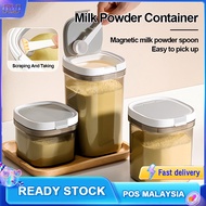 Bekas Susu Baby Kedap Udara Tepung Bebas BPA /Kedap Udara / Sudu Magnetik Penyimpanan Makanan Bayi