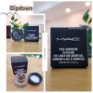 MAC Pro Longwear Fluidline Eye Liner And Brow Gel 3g สี Dipdown - Blacktrack เจลไลเนอร์ เนื้อเนียนนุ