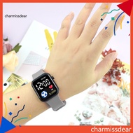 CHA C1-2 LED Electronic Watch Football Pattern Soft Wristband LED Curved Screen Luminous Kids Smart Digital Watch Fashion Accessories