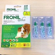 FRONIL EXTRA nhỏ gáy ngừa ve rận cho chó đủ size