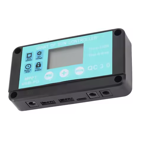 MPPT Solar Charge Controller Multiple Protection Solar Solar QC3.0 Controller With LCD Screen