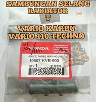 Sambungan T radiator KVB vario lama carbu joint selang