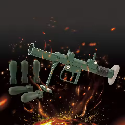 Children's Toys 11cm mini Rocket launcher Mortar Metal Military Sand table model ornaments Creative 