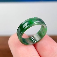 飄陽綠翡翠戒指戒圈 | 國際14圍 | 天然緬甸玉翡翠A貨 | 送禮