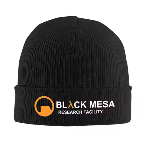 Black Mesa Half Life Lambda Knitted Hat Beanie Autumn Winter Hats Warm Unisex Hip Hop Cap for Men Wo