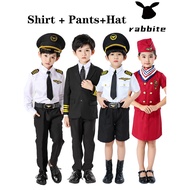 Kids costume-cosplay occupation uniform career day for Navy captain costume navy shirt boy occupatio