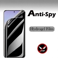 3PCS Privacy Hydrogel Film for Tecno Spark 20 Pro Pova Curve 5G Camon 30S 40 Pro Screen Protector Pr
