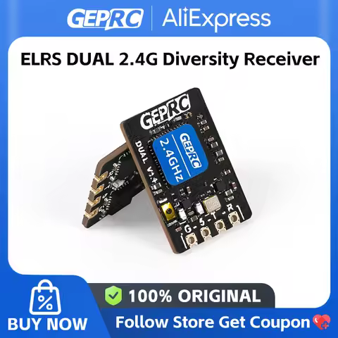 GEPRC ELRS DUAL 2.4G Diversity Receiver ExpressLRS 2.4G Accessory Base Quadcopter FPV Freestyle RC R