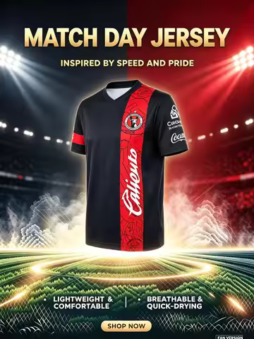 2026 Club Tijuana Retro Soccer Jersey Men Women Mexico Football T-Shirt Vertical Stripe Fan Short Sl