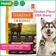 Instinct Dog Food With Real Chicken Recipe Nutrition Grain Free Dry Food for All Breeds Dogs Puppies EXP 9/2024 4LBS(1.8kg)