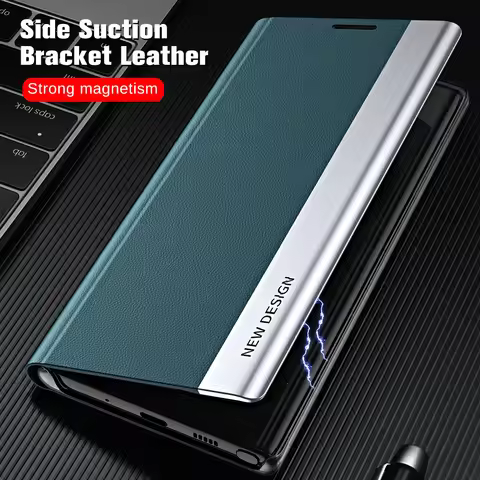 Leather Flip Case For Huawei P30 Pro P40 Honor 400 300 300 Pro 90 70 10 200 Lite X9C X9 X8 5G Magnet