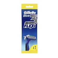 ใบมีดโกน Gillette Blue 3 Flexi ยิลเลตต์ บลู3 เฟล็กซ์ซี่ มีดโกนหนวด (เลือกจำนวน)