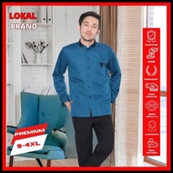 Koko Muslim Jumbo Baju Pria Lengan Pendek Fashion Lebaran Cowo Premium
