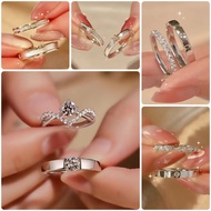 925 silver diamond ring couple wedding ring engagement ring gift