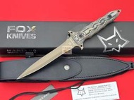 【現貨免運】Fox 狐貍 FX-508AF 直刀 戶外 求生刀 戰術刀 特戰刀 作戰刀 砍刀 生存遊戲 刀具 軍刀 軍用