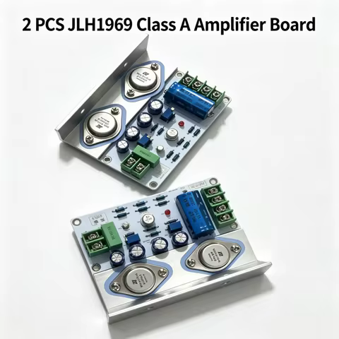 2 PCS Hifi JLH 1969 Amplifier Audio Class A Power Amplifier Board Stereo High Quality For 3-8 inch F