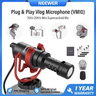 NEEWER VM10 Plug & Play Vlog Microphone ไมโครโฟน Vlog แบบ Plug & Play เข้ากันได้กับกล้อง iPhone Andr