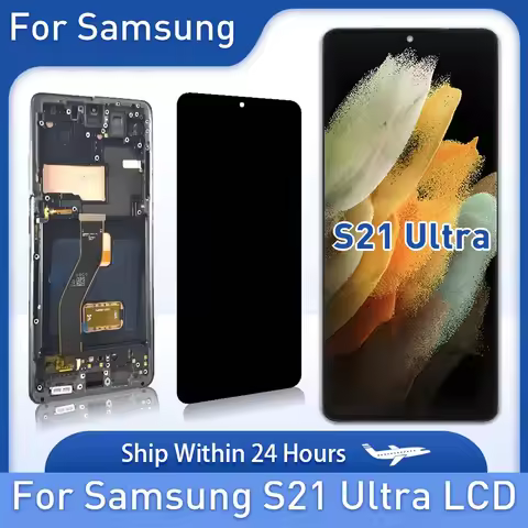 6.8" OLED/TFT For Samsung S21 Ultra LCD display touch screen digitizer para Samsung S21 Ultra SM-G99
