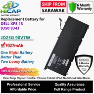 HICAP DELL Laptop Battery JD25G 90V7W 52Wh for DELL XPS 13 9343 9350