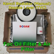 Kancil Radiator (Manual) Double Layer Foc Oil Filter & Air Filter