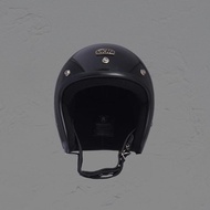 Helm Riders And Rules - Open Face Helmet Black Gh