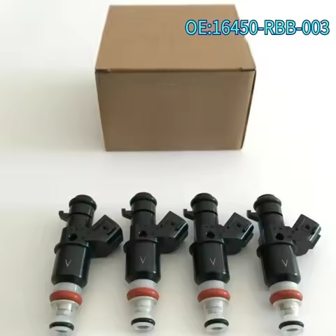 Original High quality New For 4PCS 16450-RBB-003 Fuel Injector CR-V Elements 2005-201
