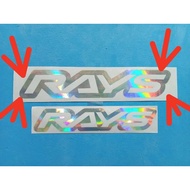 RAYS STICKER SIZE 250mm