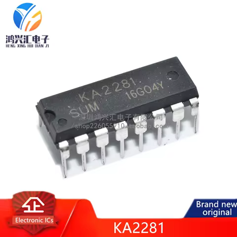 100% original KA2281 DIP-16 in-line level display driver circuit IC LED chip