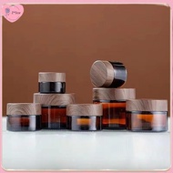 【Z*Star】 10/15/20/30/50/60g Dark Tan Cream Bottle Glass Separate Bottle Face Cream Eye Cream Box Emp