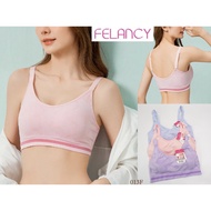 Bra FELANCY M Thin Foam Underwire Sports Bra / L fits bra 32B 34B 36B Full Cup Wireless Underwear 01