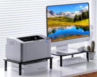木茶花生活館 - 【黑色】電腦螢幕 增高支架 | 電腦顯示器 增高桌 | 防滑橡膠 | 辦公室顯示器增高架 | 易安裝 | 高度可調 | 影印機