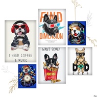 Ironed Image, Heat Pressed Image of Bulldog 2