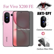 Vivo X200 FE 5G Privacy Tempered Glass Film for Vivo X200 FE Pro Mini Vivo Y19S Y15S Y03T Y03 Y76 Y1