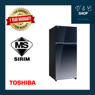 [Delivery By Seller Only Klang Valley] Toshiba Refrigerator GR-HG55MDZ(GG) 550 Litre 2 Door Inverter Fridge Refrigerator Petik Sejuk 电冰箱 冰箱