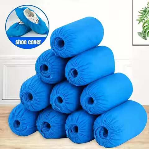 50/100/200pcs Disposable Shoe Cover Dustproof Non-slip Dhoe Cover Children Students Adult Non-woven 