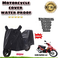 EURO RAPIDO 110 | Waterproof Sunproof Motorcycle Cover Outdoor Motorbike Rain Cover | COD