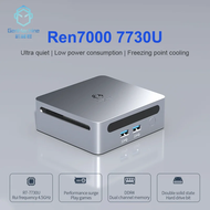 GenMachine New Mini PC AMD Ryzen7 3750H/4700U/5700U/7730U CPU Support Windows 10/11 DDR4 3200MHz WiF