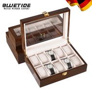 Wooden Watch Box 6/10/12 Slots Lacquer Watch Storage Box metal lock watch display box