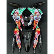 COVERSET HONDA DASH 110 (V2) ,110 (V3) FI, 125 (V4) CUSTOM DESIGN