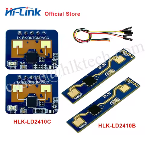 HI-Link HLK-LD2410C HLK-LD2410B 24G FMCW 24GHz Smart Human Presence Sensing Radar Module Millimeter 