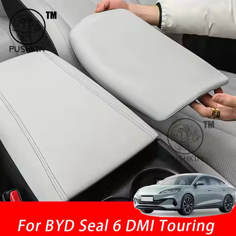 For BYD Seal 6 C6 DMI Touring 2025 2026 Car Styling Interior Armrest Anti-dirty Pad Cover Modificate