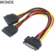 WONDE HDD Splitter 1 To 2 Extension Cable Converter Power Splitter Cable Power Extension Cable SATA 