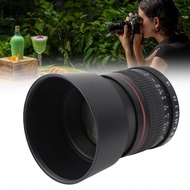 85mm F1.8 Portrait Camera Lens  Manual Focus Lightweight AI Mount Medium Telephoto for D500 D7500 D7