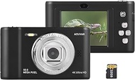 Acuvar Digital Camera, FHD 1080P Kids Camera, 50MP Point and Shoot Camera with 16X Zoom Anti Shake, 