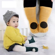 KATUN Unisex Short Socks for Toddler Girls and Boys Cotton Material Cute Plain Round Pattern L3,391-